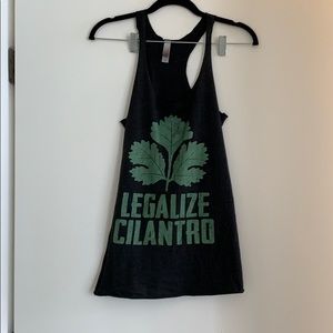 Legalize Cilantro Graphic Tank